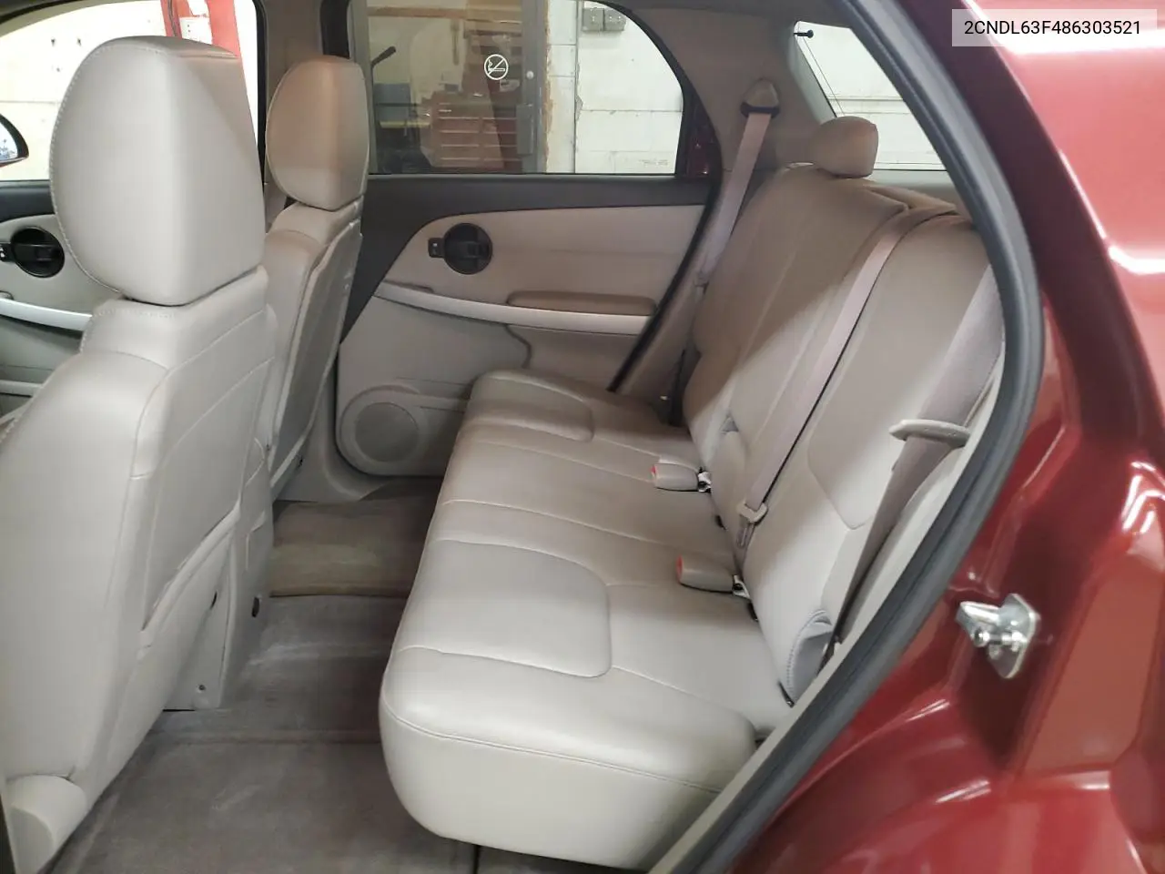 2008 Chevrolet Equinox Lt VIN: 2CNDL63F486303521 Lot: 56141515