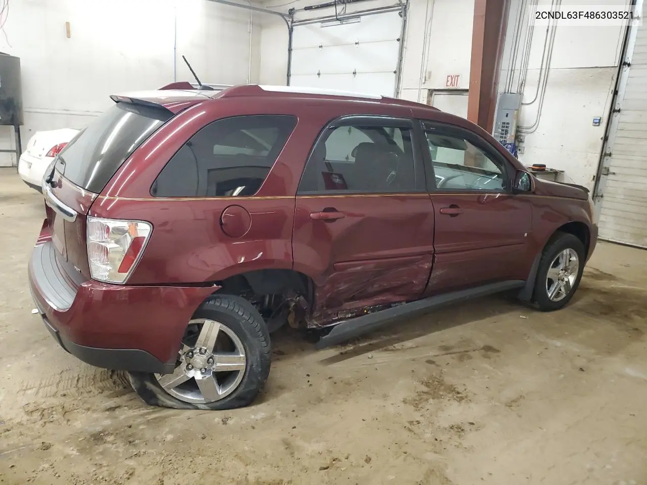2008 Chevrolet Equinox Lt VIN: 2CNDL63F486303521 Lot: 56141515