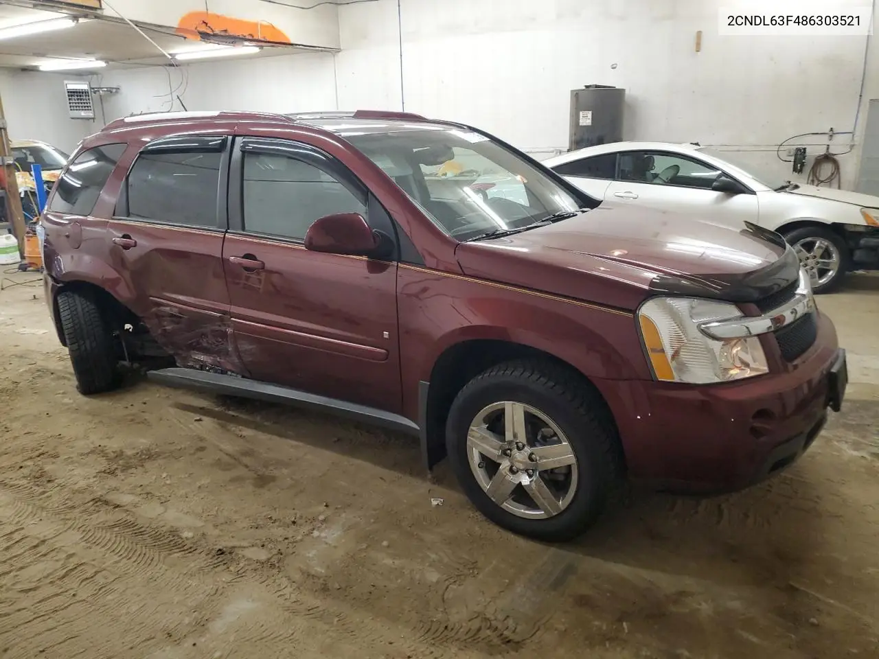 2008 Chevrolet Equinox Lt VIN: 2CNDL63F486303521 Lot: 56141515
