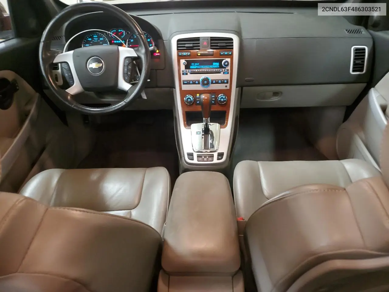 2008 Chevrolet Equinox Lt VIN: 2CNDL63F486303521 Lot: 56141515