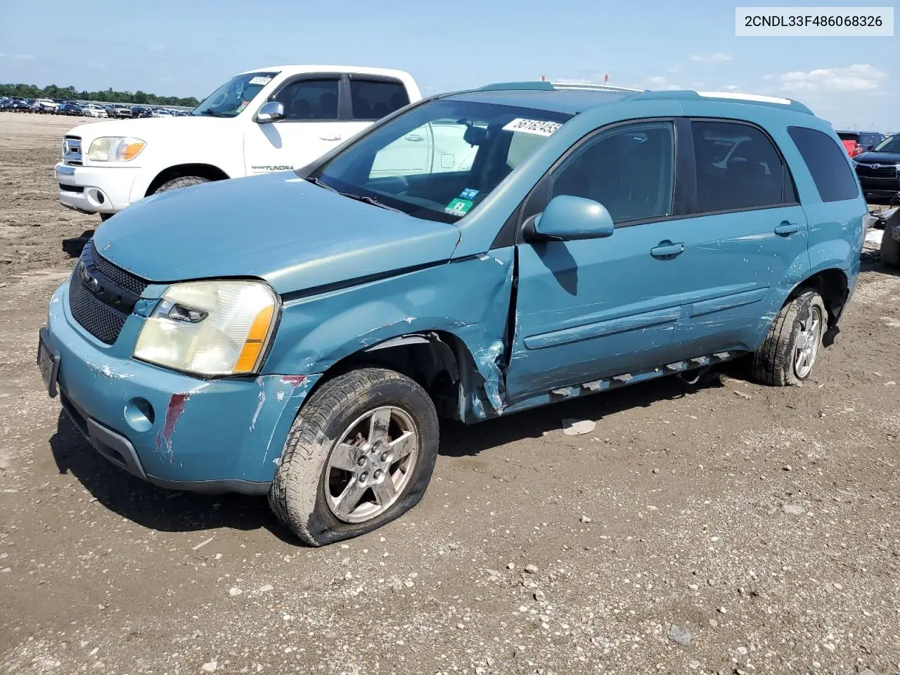 2008 Chevrolet Equinox Lt VIN: 2CNDL33F486068326 Lot: 56162455