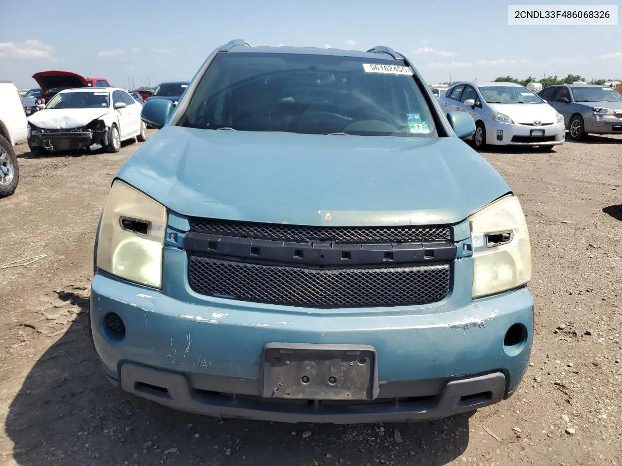 2008 Chevrolet Equinox Lt VIN: 2CNDL33F486068326 Lot: 56162455