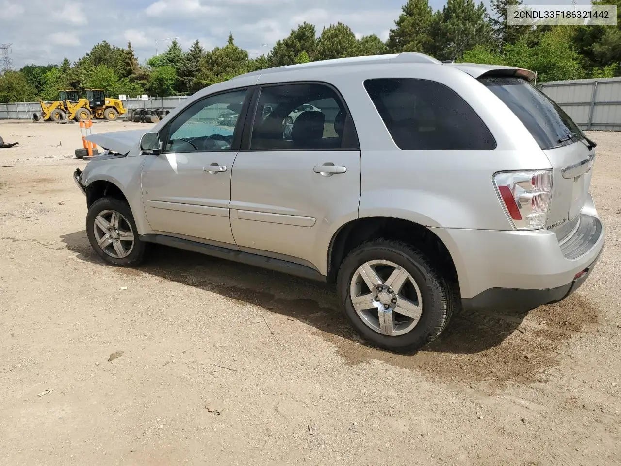 2008 Chevrolet Equinox Lt VIN: 2CNDL33F186321442 Lot: 56779065