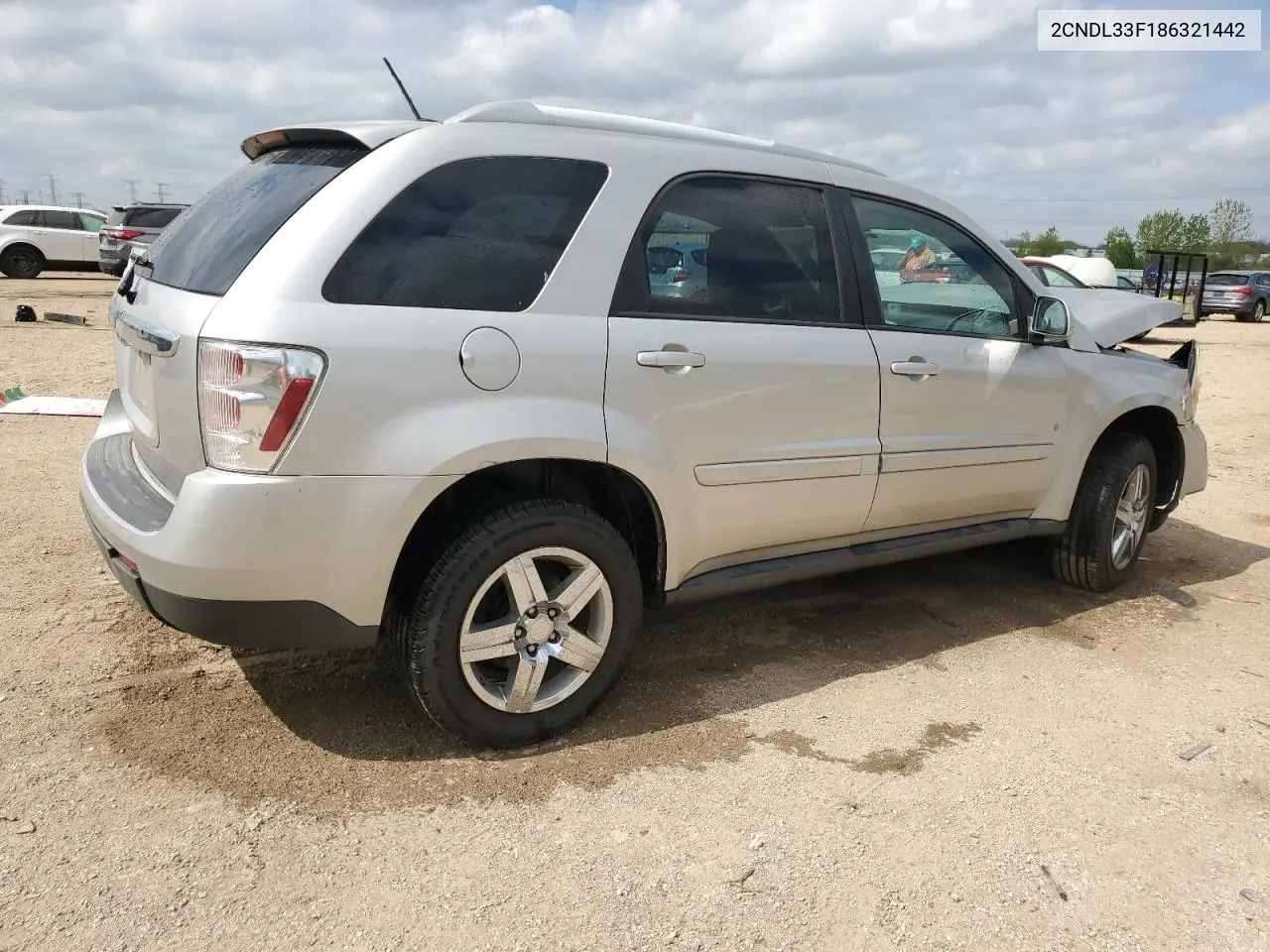 2008 Chevrolet Equinox Lt VIN: 2CNDL33F186321442 Lot: 56779065