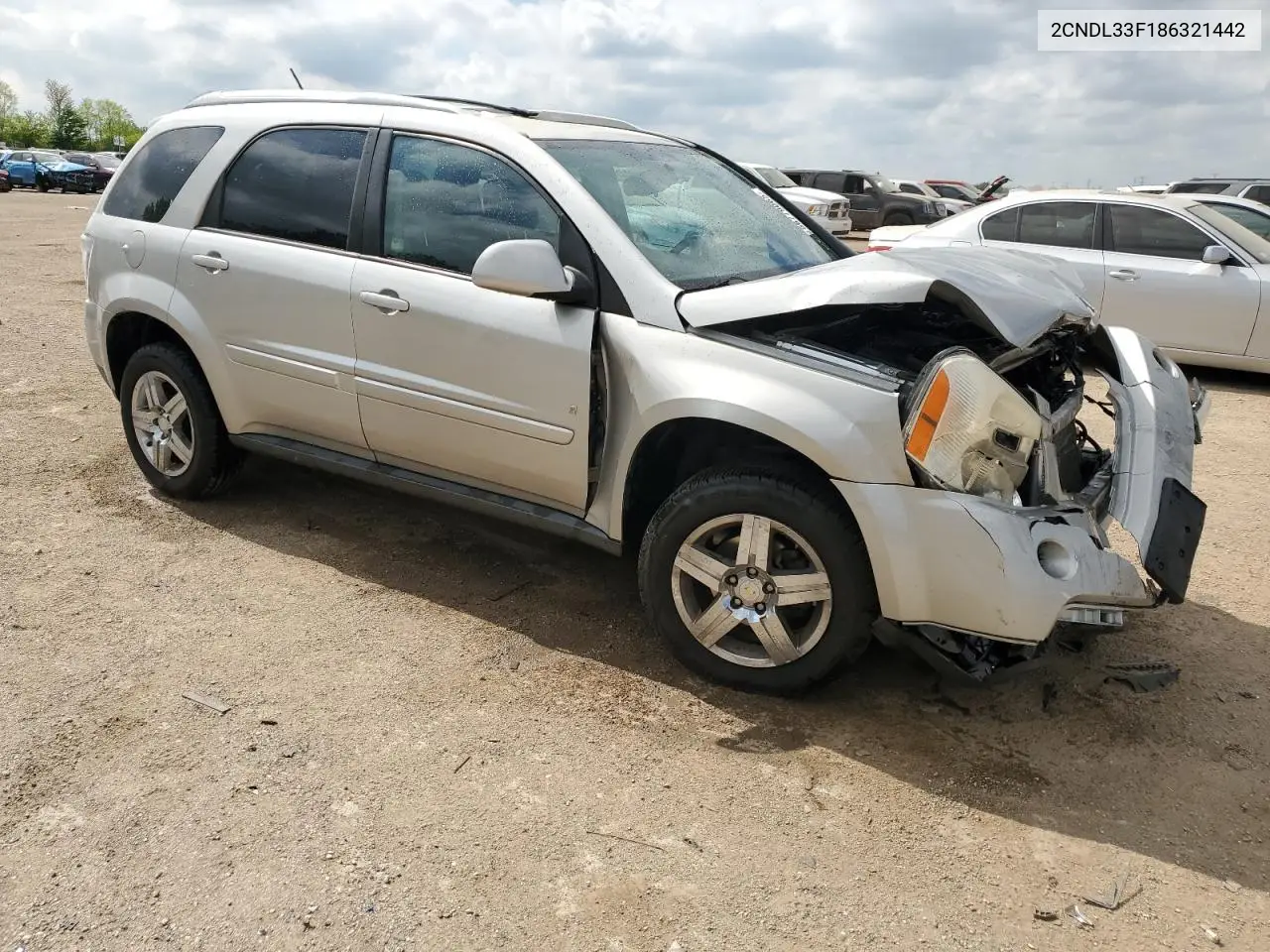 2008 Chevrolet Equinox Lt VIN: 2CNDL33F186321442 Lot: 56779065