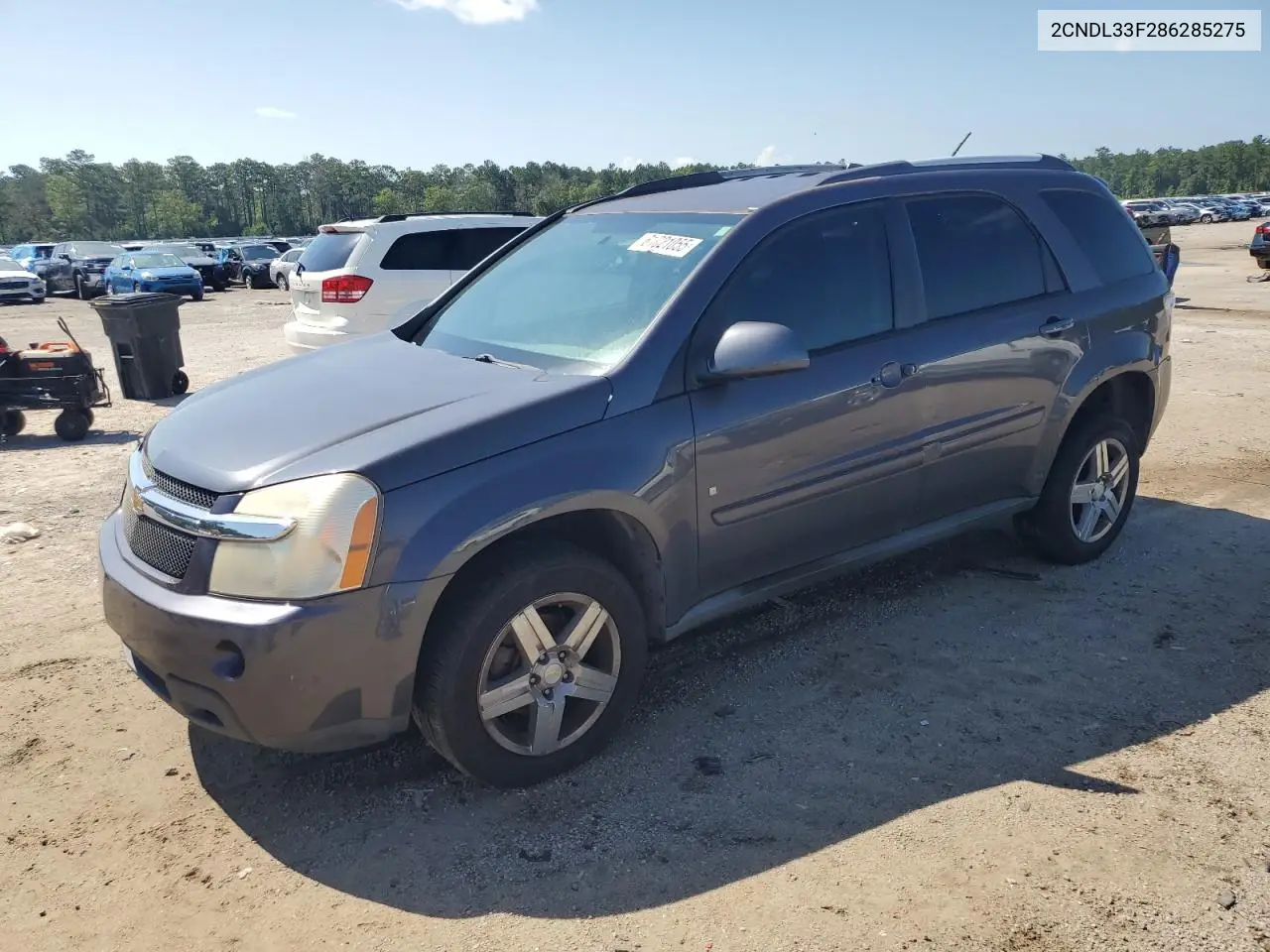2008 Chevrolet Equinox Lt VIN: 2CNDL33F286285275 Lot: 61021055