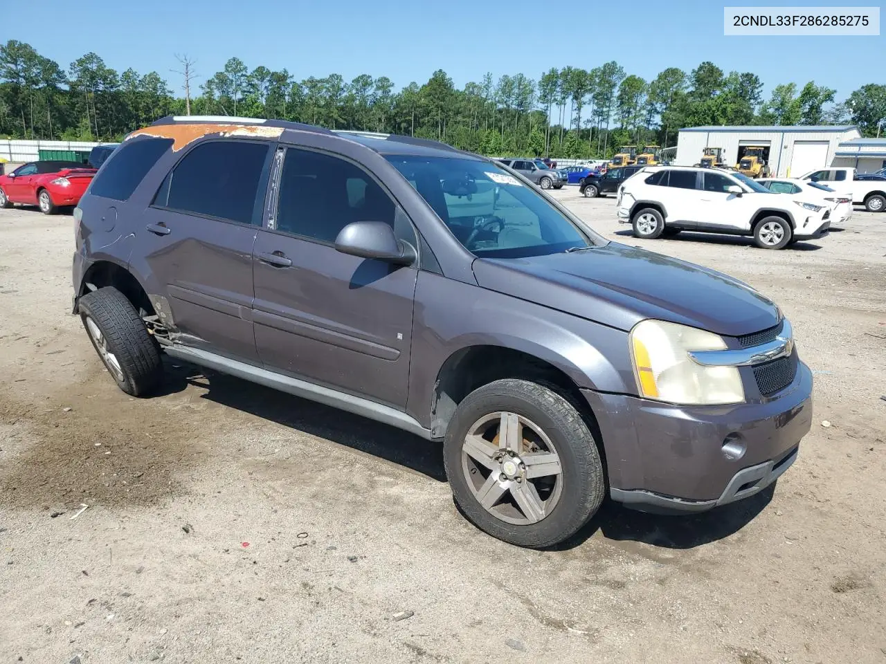 2008 Chevrolet Equinox Lt VIN: 2CNDL33F286285275 Lot: 61021055