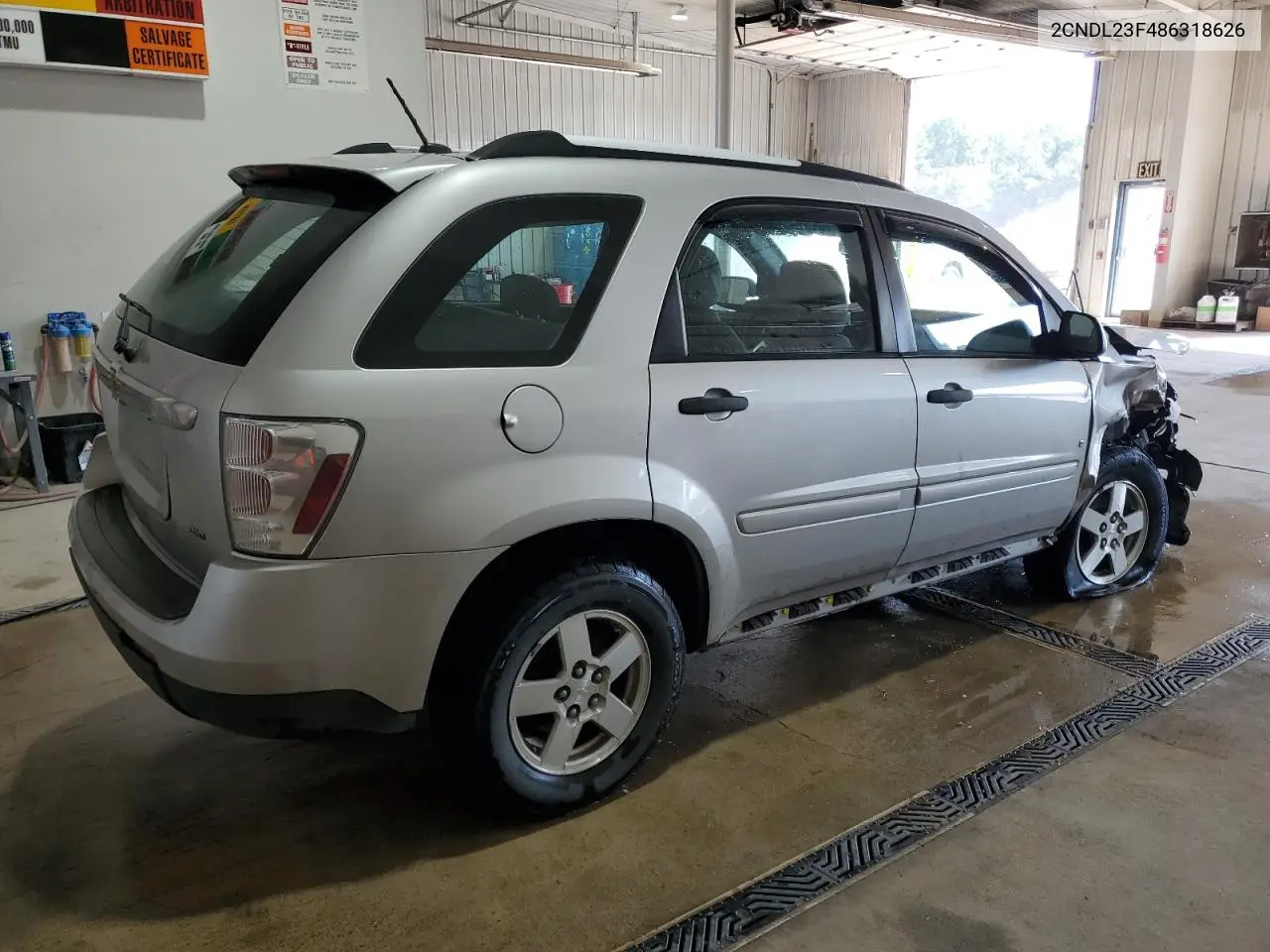 2008 Chevrolet Equinox Ls VIN: 2CNDL23F486318626 Lot: 61826265