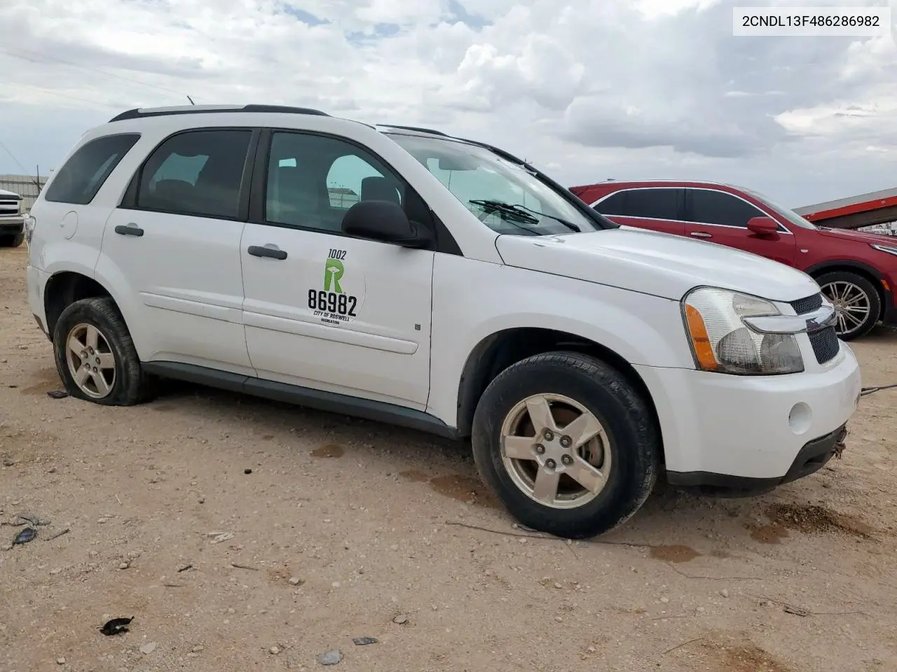 2008 Chevrolet Equinox Ls VIN: 2CNDL13F486286982 Lot: 62171195