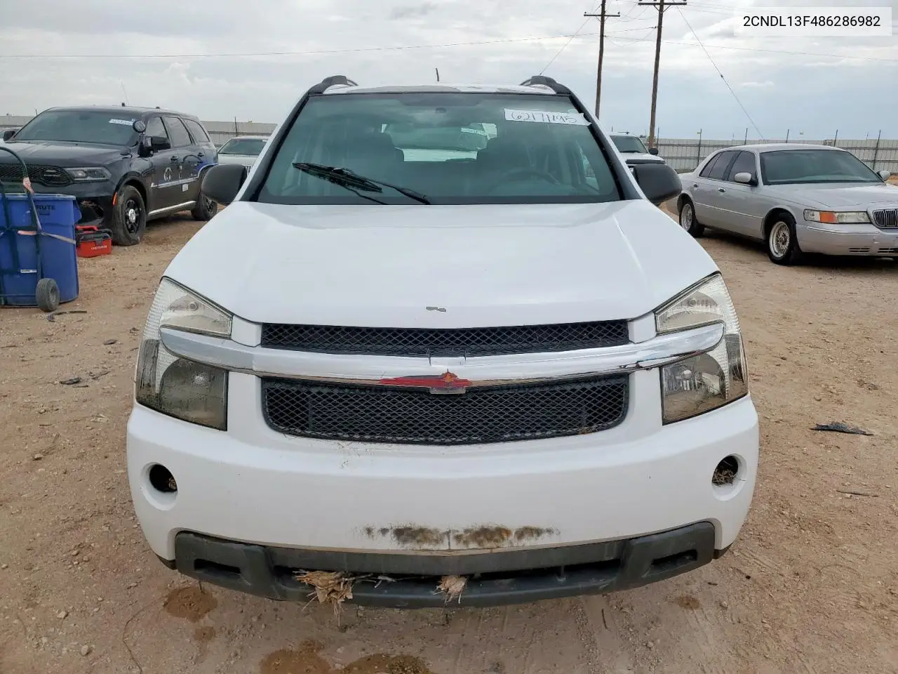 2008 Chevrolet Equinox Ls VIN: 2CNDL13F486286982 Lot: 62171195