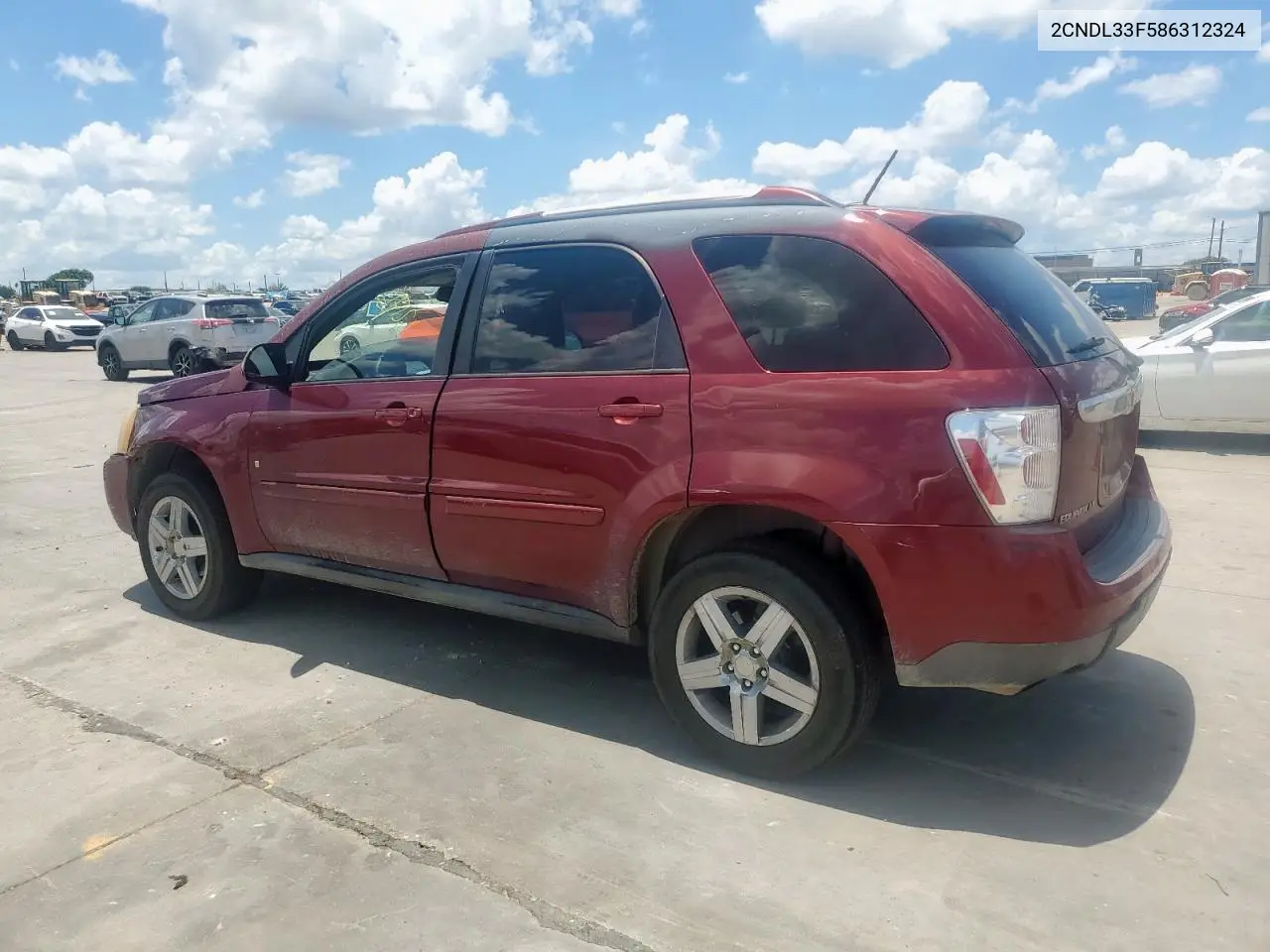 2008 Chevrolet Equinox Lt VIN: 2CNDL33F586312324 Lot: 62175705