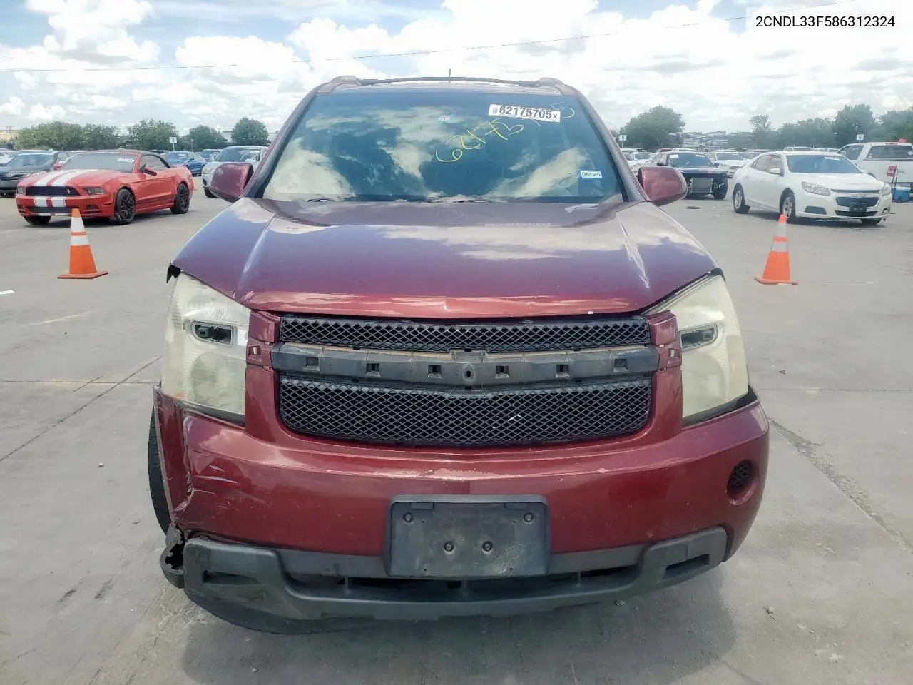 2008 Chevrolet Equinox Lt VIN: 2CNDL33F586312324 Lot: 62175705