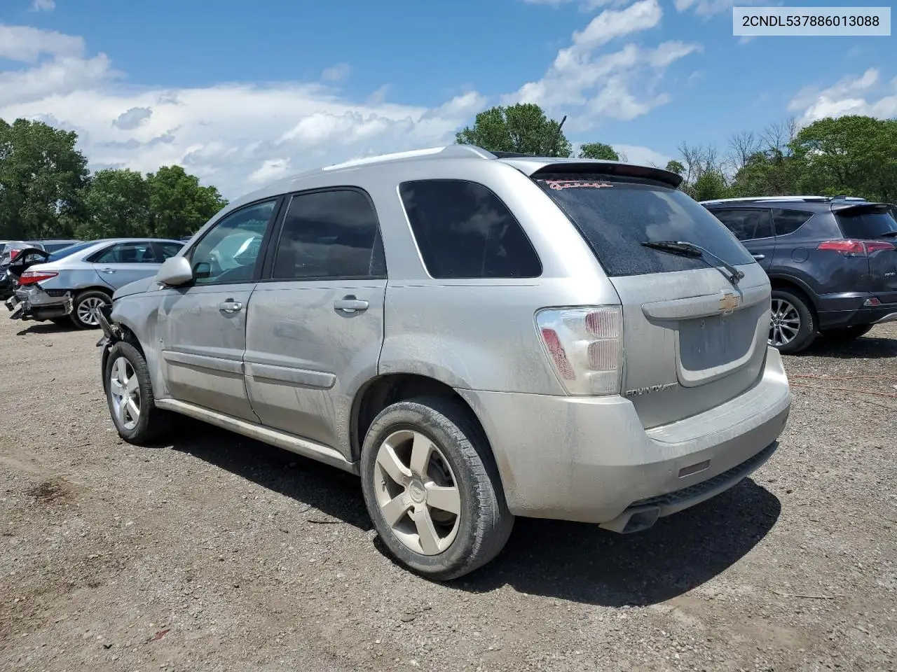 2008 Chevrolet Equinox Sport VIN: 2CNDL537886013088 Lot: 62333605