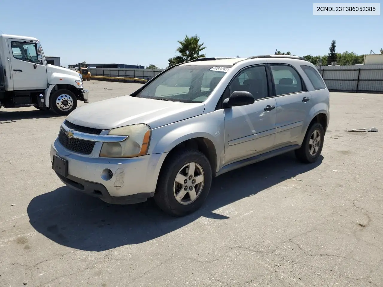 2008 Chevrolet Equinox Ls VIN: 2CNDL23F386052385 Lot: 62841245