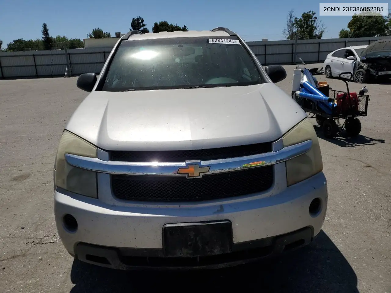 2008 Chevrolet Equinox Ls VIN: 2CNDL23F386052385 Lot: 62841245