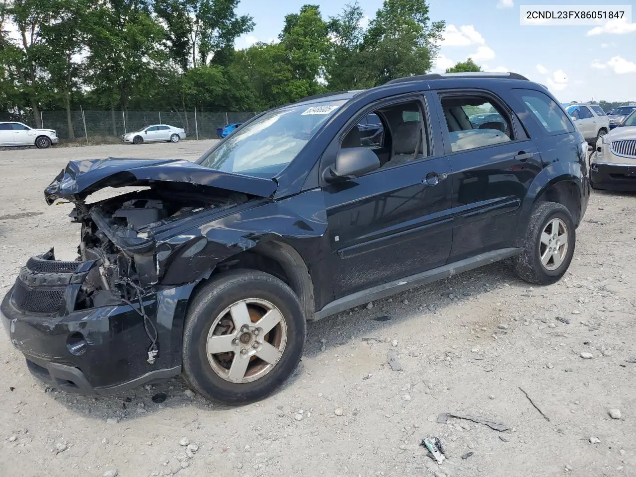 2008 Chevrolet Equinox Ls VIN: 2CNDL23FX86051847 Lot: 63486005