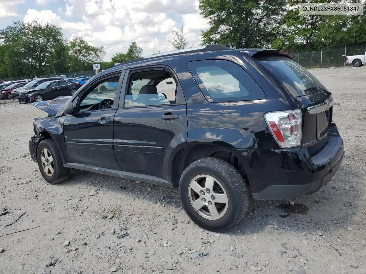 2008 Chevrolet Equinox Ls VIN: 2CNDL23FX86051847 Lot: 63486005