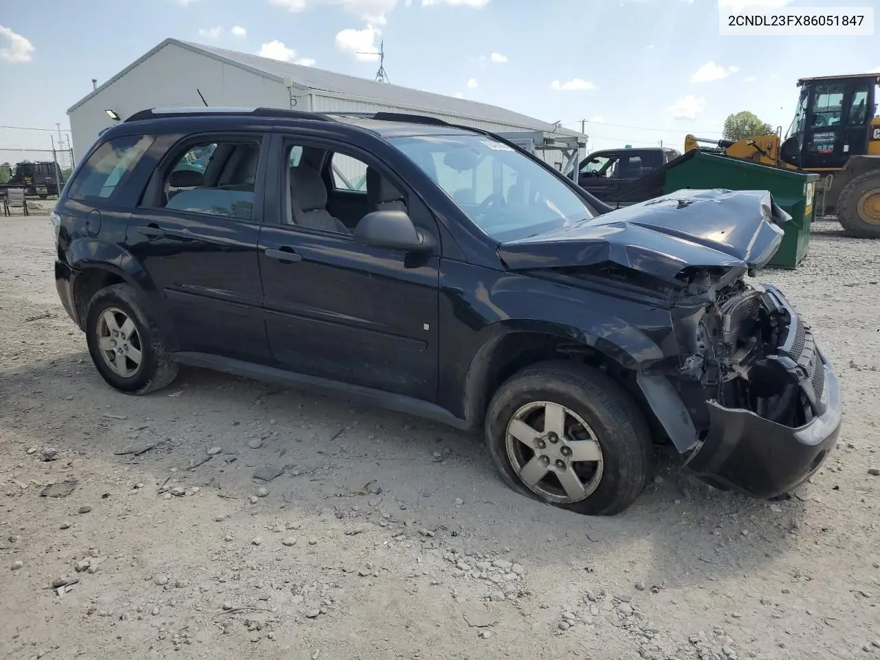 2008 Chevrolet Equinox Ls VIN: 2CNDL23FX86051847 Lot: 63486005