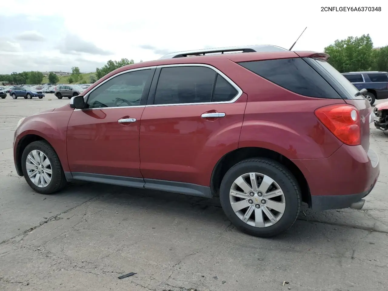 2010 Chevrolet Equinox Ltz VIN: 2CNFLGEY6A6370348 Lot: 62020205