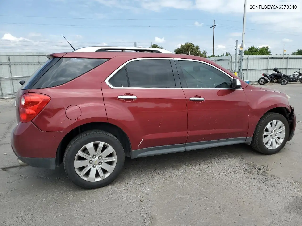 2010 Chevrolet Equinox Ltz VIN: 2CNFLGEY6A6370348 Lot: 62020205