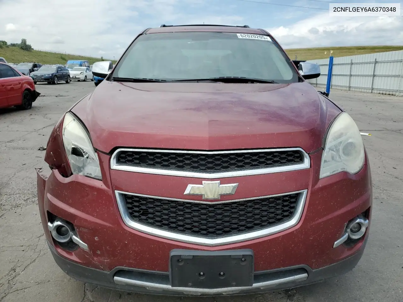 2010 Chevrolet Equinox Ltz VIN: 2CNFLGEY6A6370348 Lot: 62020205