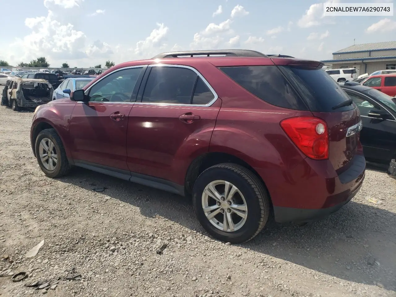 2010 Chevrolet Equinox Lt VIN: 2CNALDEW7A6290743 Lot: 62285195