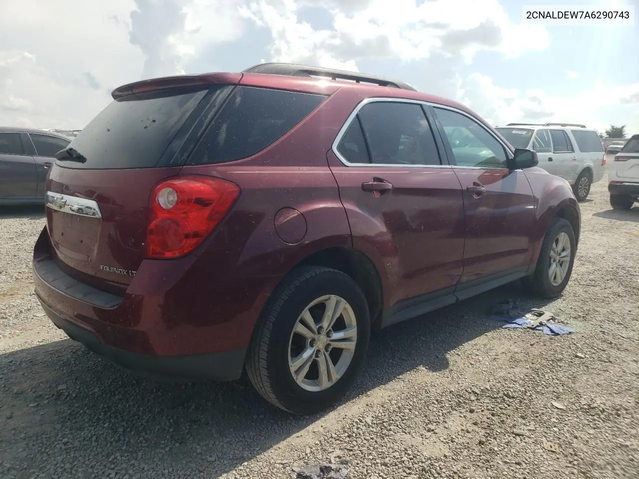 2010 Chevrolet Equinox Lt VIN: 2CNALDEW7A6290743 Lot: 62285195
