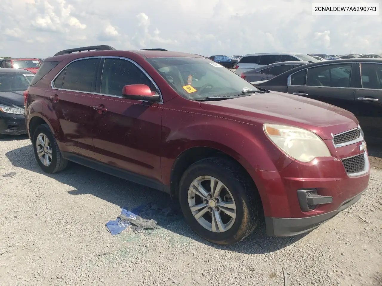 2010 Chevrolet Equinox Lt VIN: 2CNALDEW7A6290743 Lot: 62285195