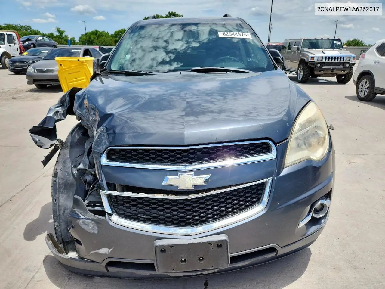 2010 Chevrolet Equinox Lt VIN: 2CNALPEW1A6262017 Lot: 62944975