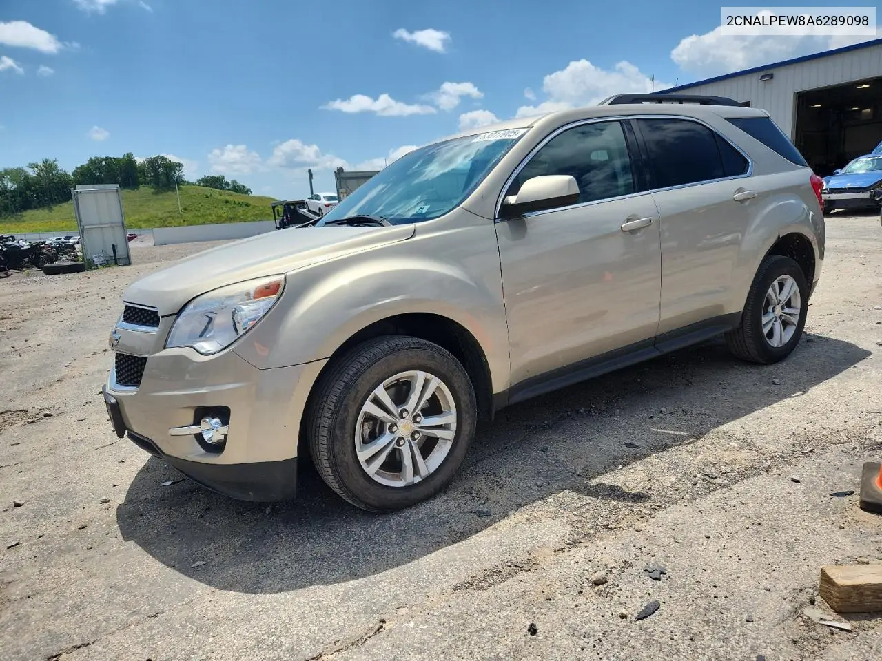 2010 Chevrolet Equinox Lt VIN: 2CNALPEW8A6289098 Lot: 63017005
