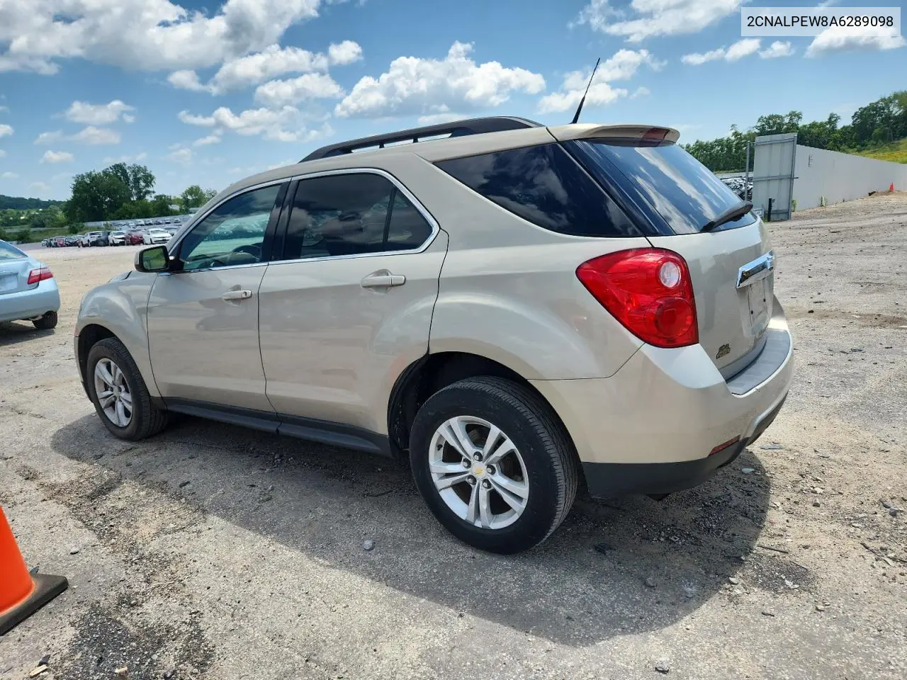 2010 Chevrolet Equinox Lt VIN: 2CNALPEW8A6289098 Lot: 63017005