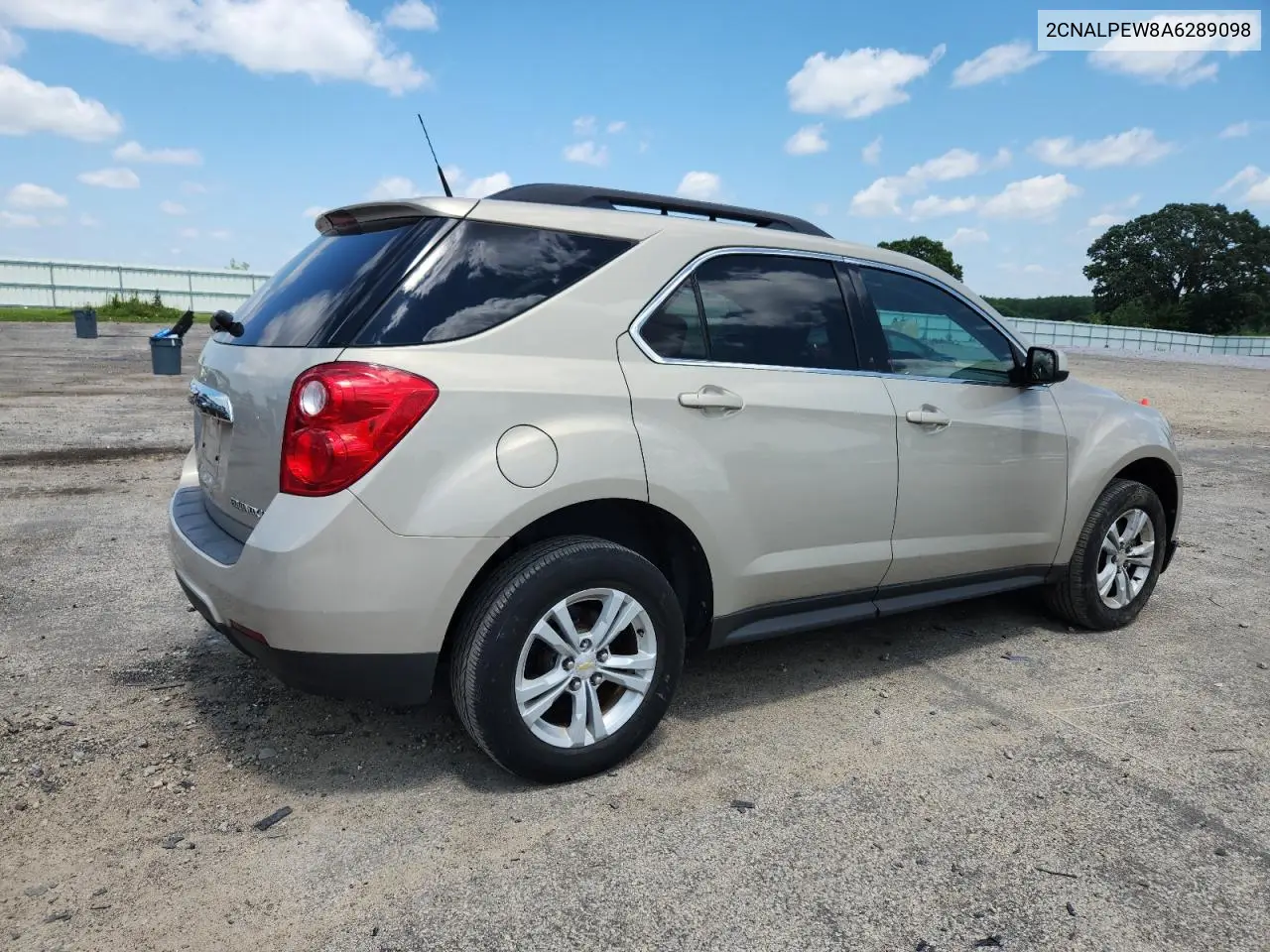 2010 Chevrolet Equinox Lt VIN: 2CNALPEW8A6289098 Lot: 63017005