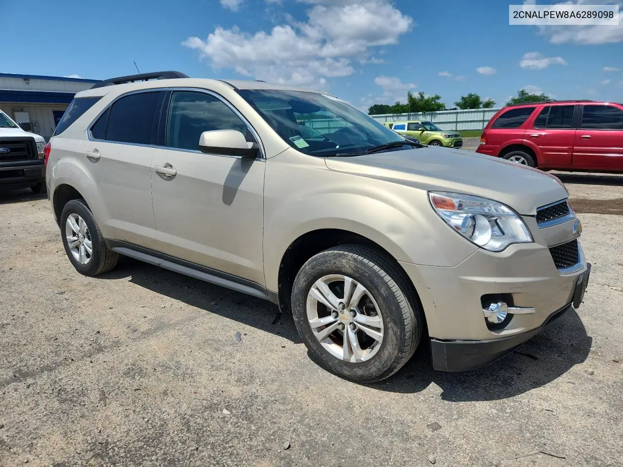 2010 Chevrolet Equinox Lt VIN: 2CNALPEW8A6289098 Lot: 63017005
