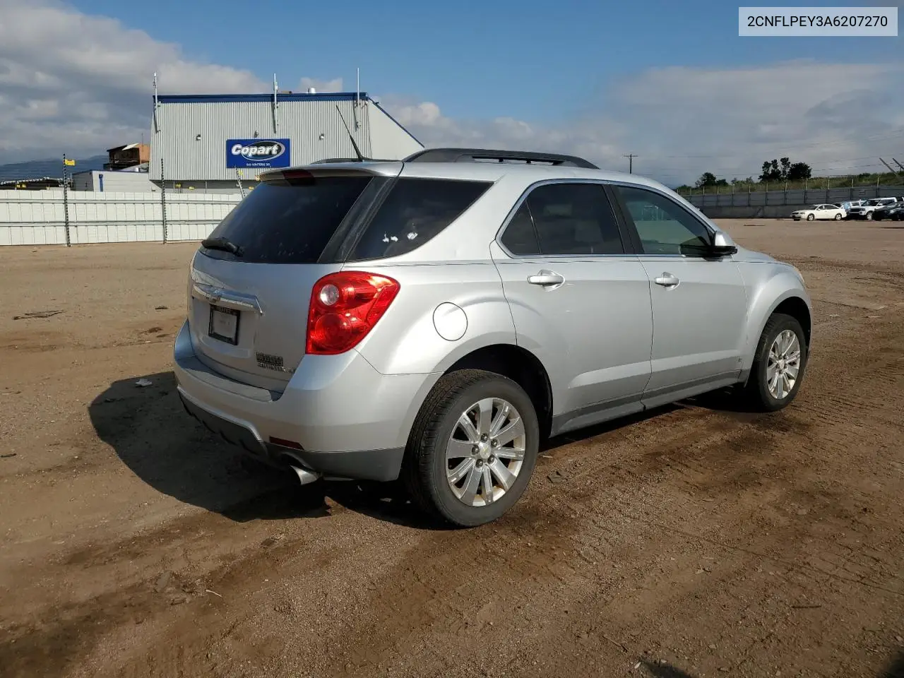 2010 Chevrolet Equinox Lt VIN: 2CNFLPEY3A6207270 Lot: 63115035