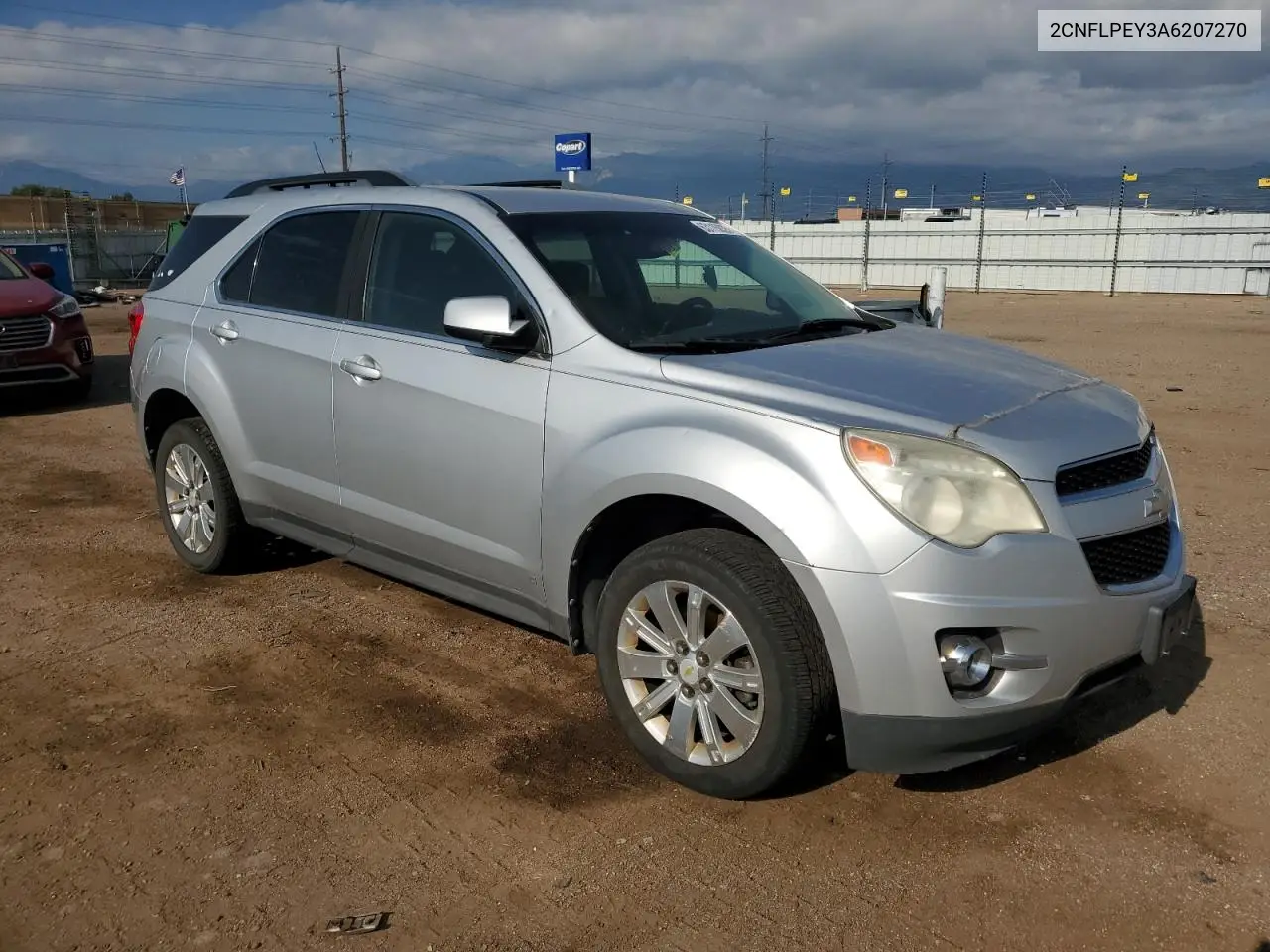 2010 Chevrolet Equinox Lt VIN: 2CNFLPEY3A6207270 Lot: 63115035