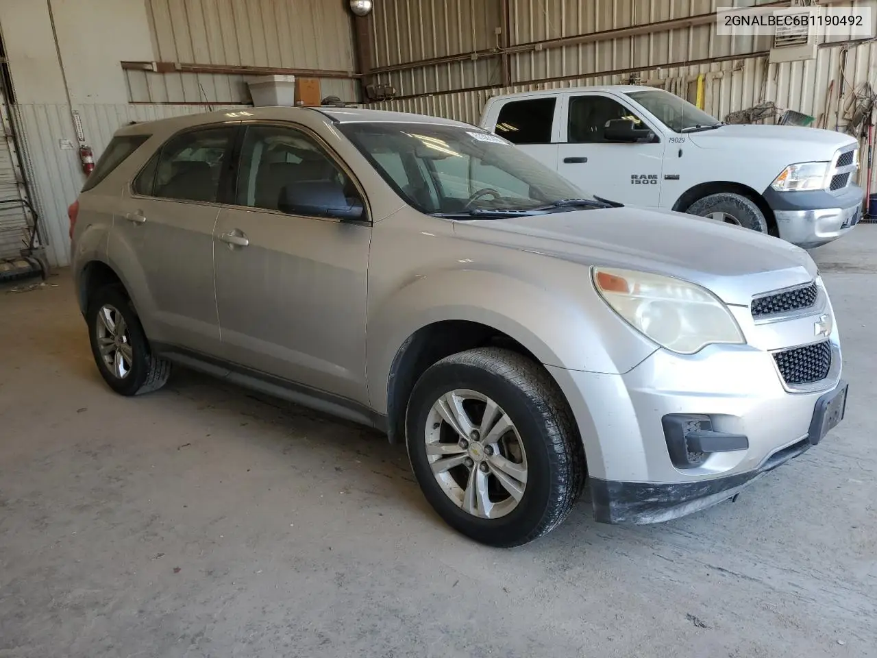 2011 Chevrolet Equinox Ls VIN: 2GNALBEC6B1190492 Lot: 53363285