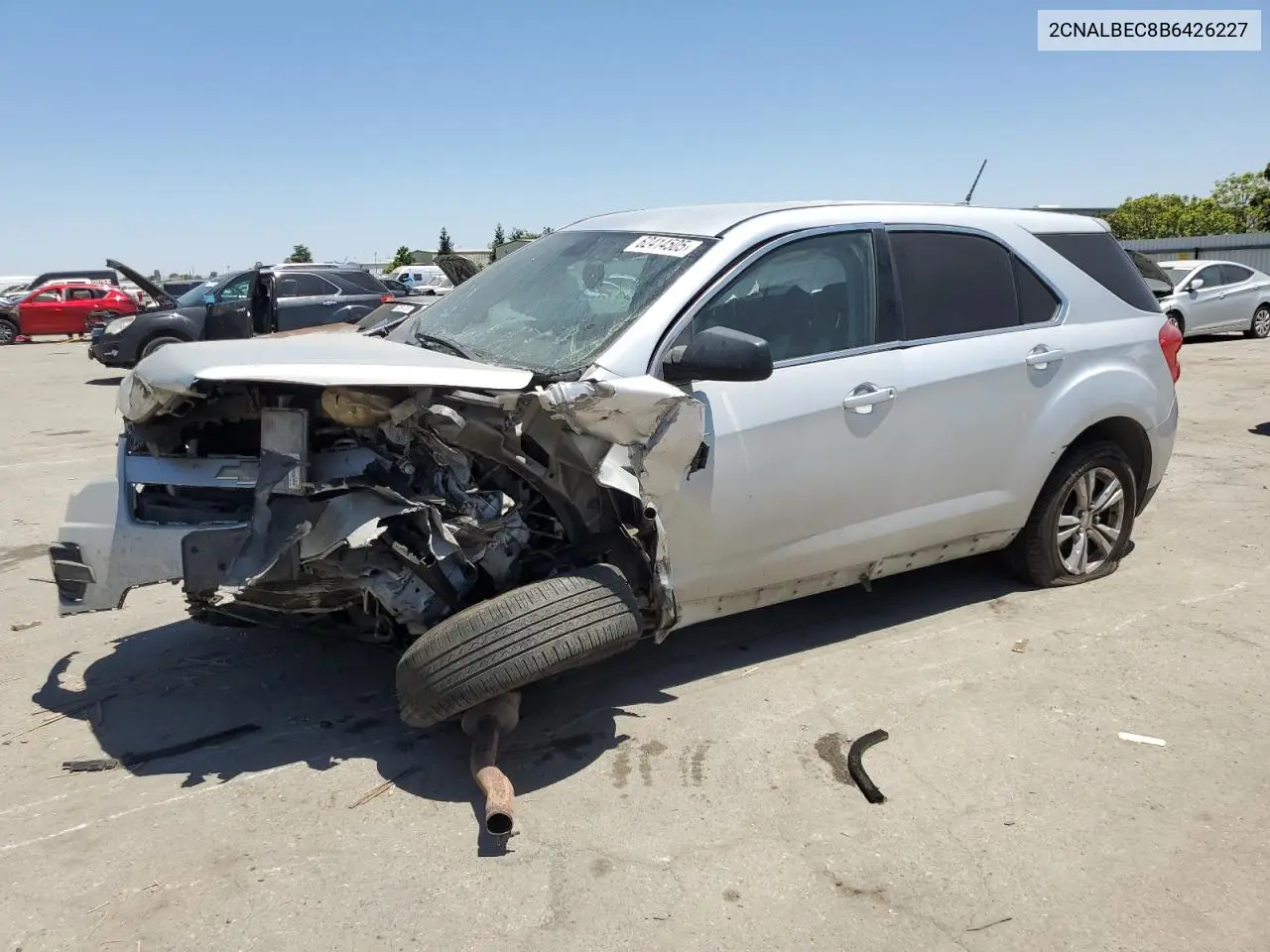 2011 Chevrolet Equinox Ls VIN: 2CNALBEC8B6426227 Lot: 62414505