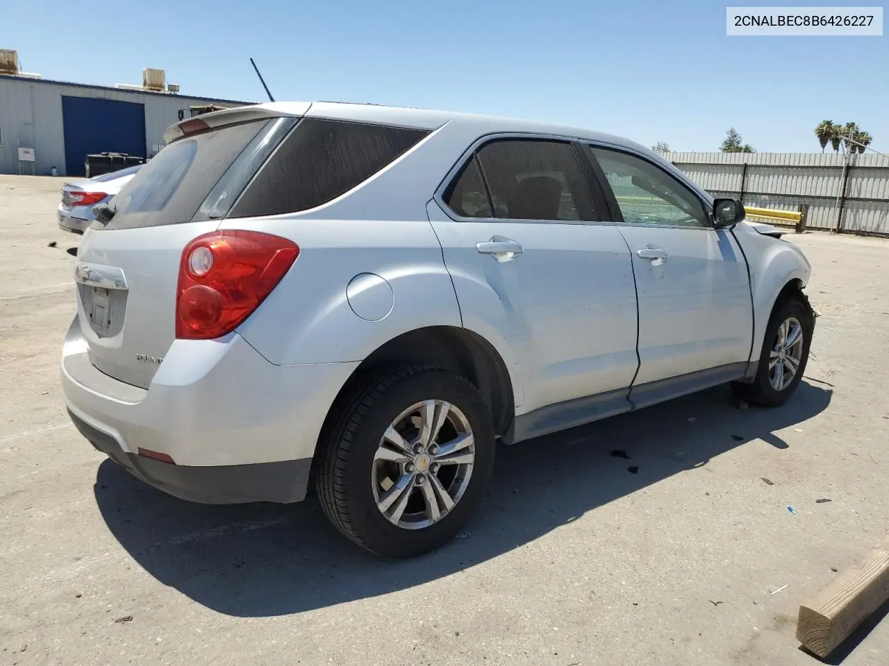 2011 Chevrolet Equinox Ls VIN: 2CNALBEC8B6426227 Lot: 62414505