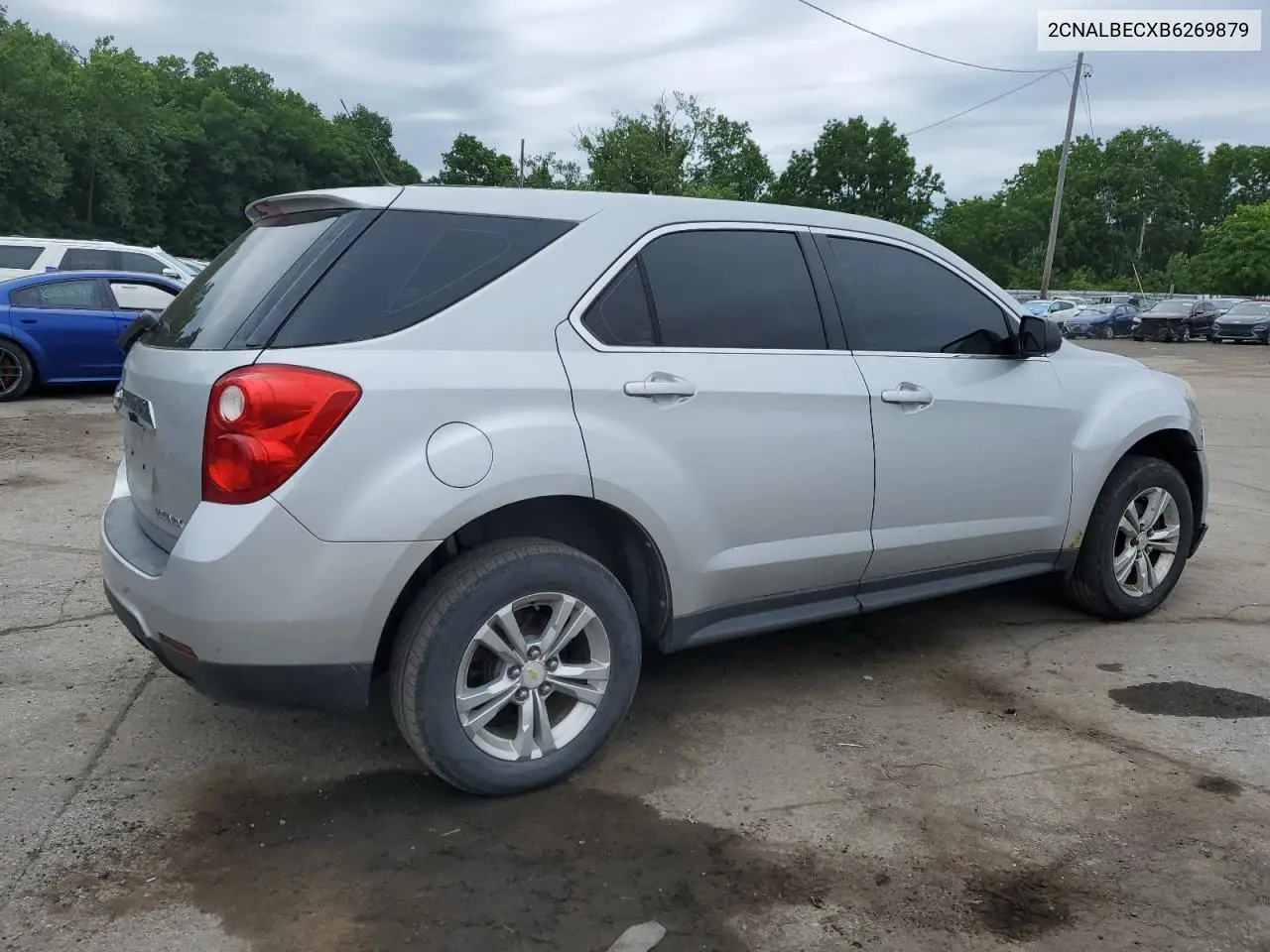 2011 Chevrolet Equinox Ls VIN: 2CNALBECXB6269879 Lot: 62662185