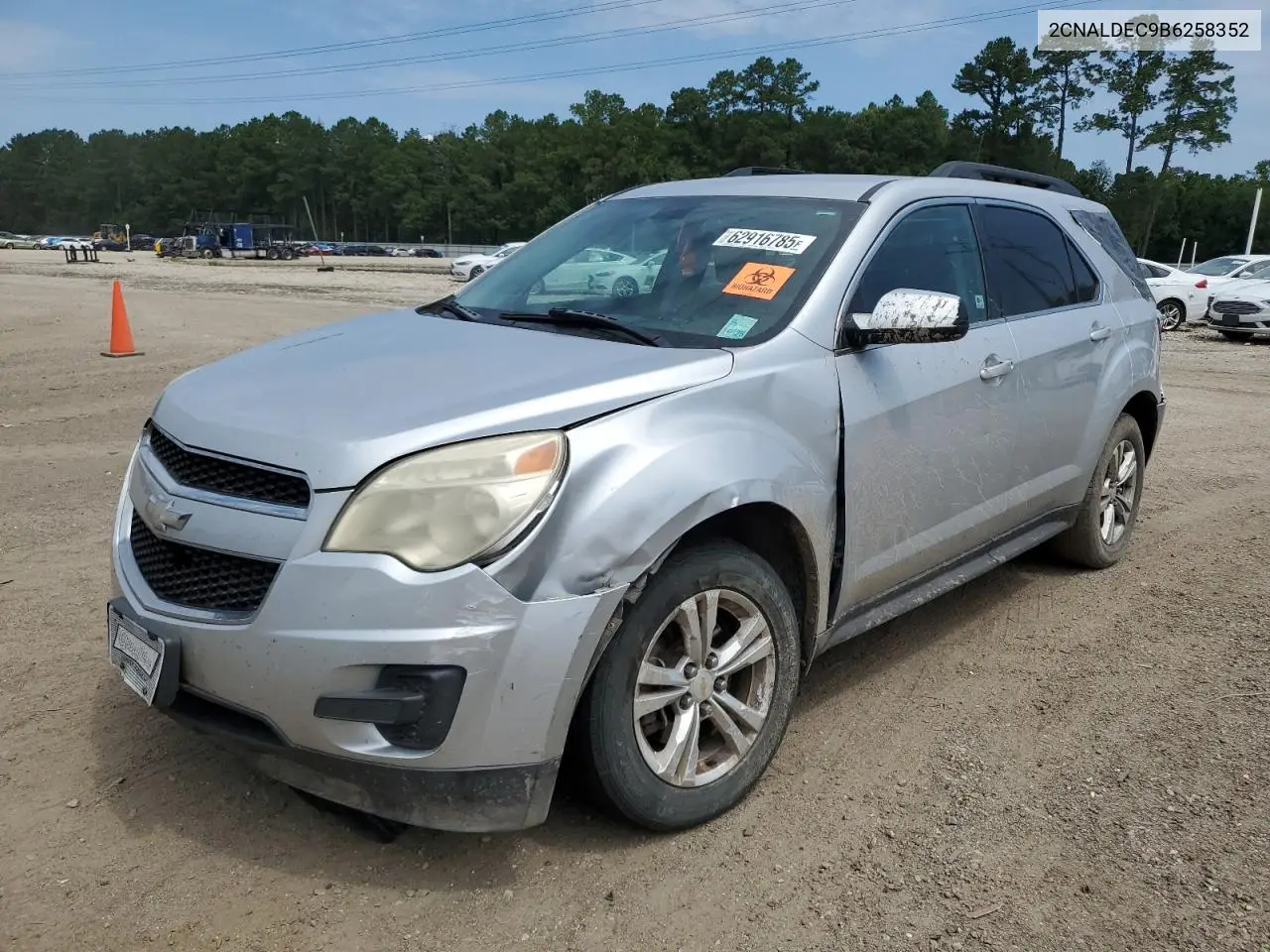 2011 Chevrolet Equinox Lt VIN: 2CNALDEC9B6258352 Lot: 62916785