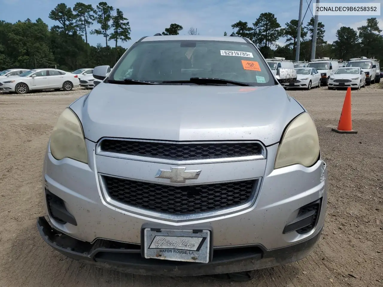 2011 Chevrolet Equinox Lt VIN: 2CNALDEC9B6258352 Lot: 62916785