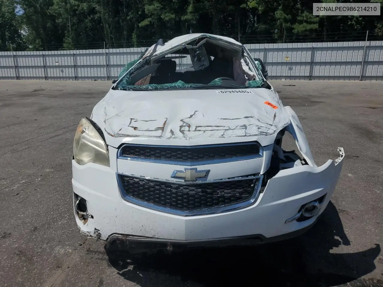 2011 Chevrolet Equinox Lt VIN: 2CNALPEC9B6214210 Lot: 62949485