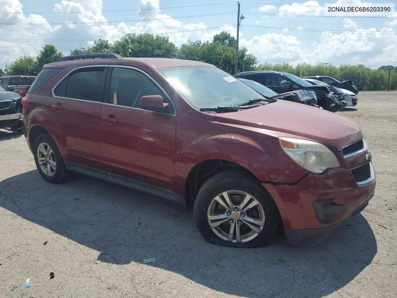 2011 Chevrolet Equinox Lt VIN: 2CNALDEC6B6203390 Lot: 63188135
