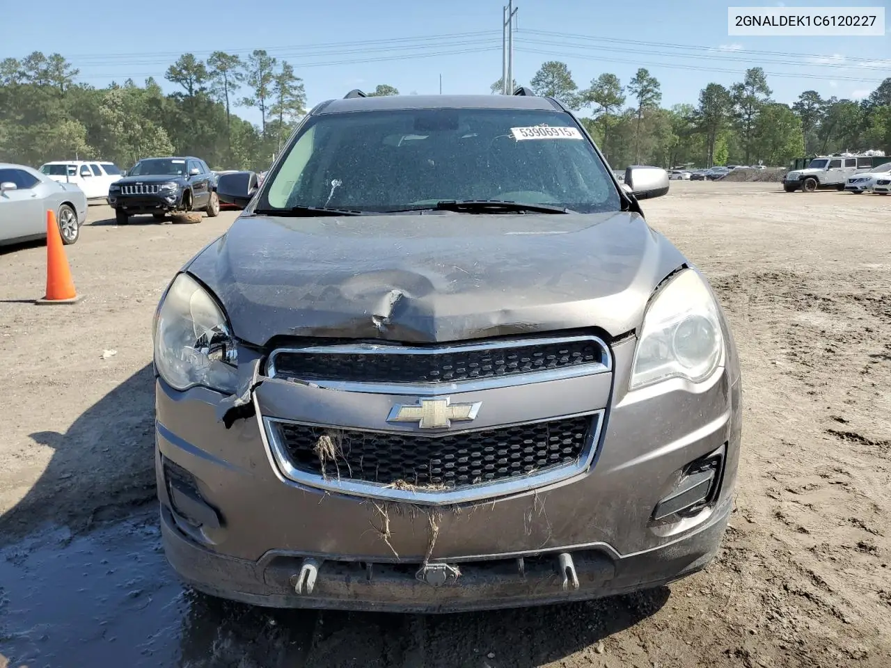 2012 Chevrolet Equinox Lt VIN: 2GNALDEK1C6120227 Lot: 53906915