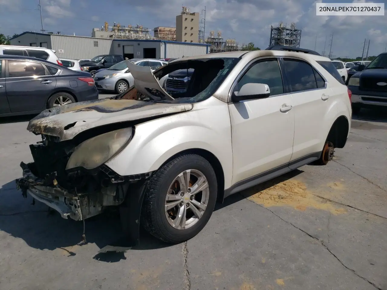 2012 Chevrolet Equinox Lt VIN: 2GNALPEK7C1270437 Lot: 54362045