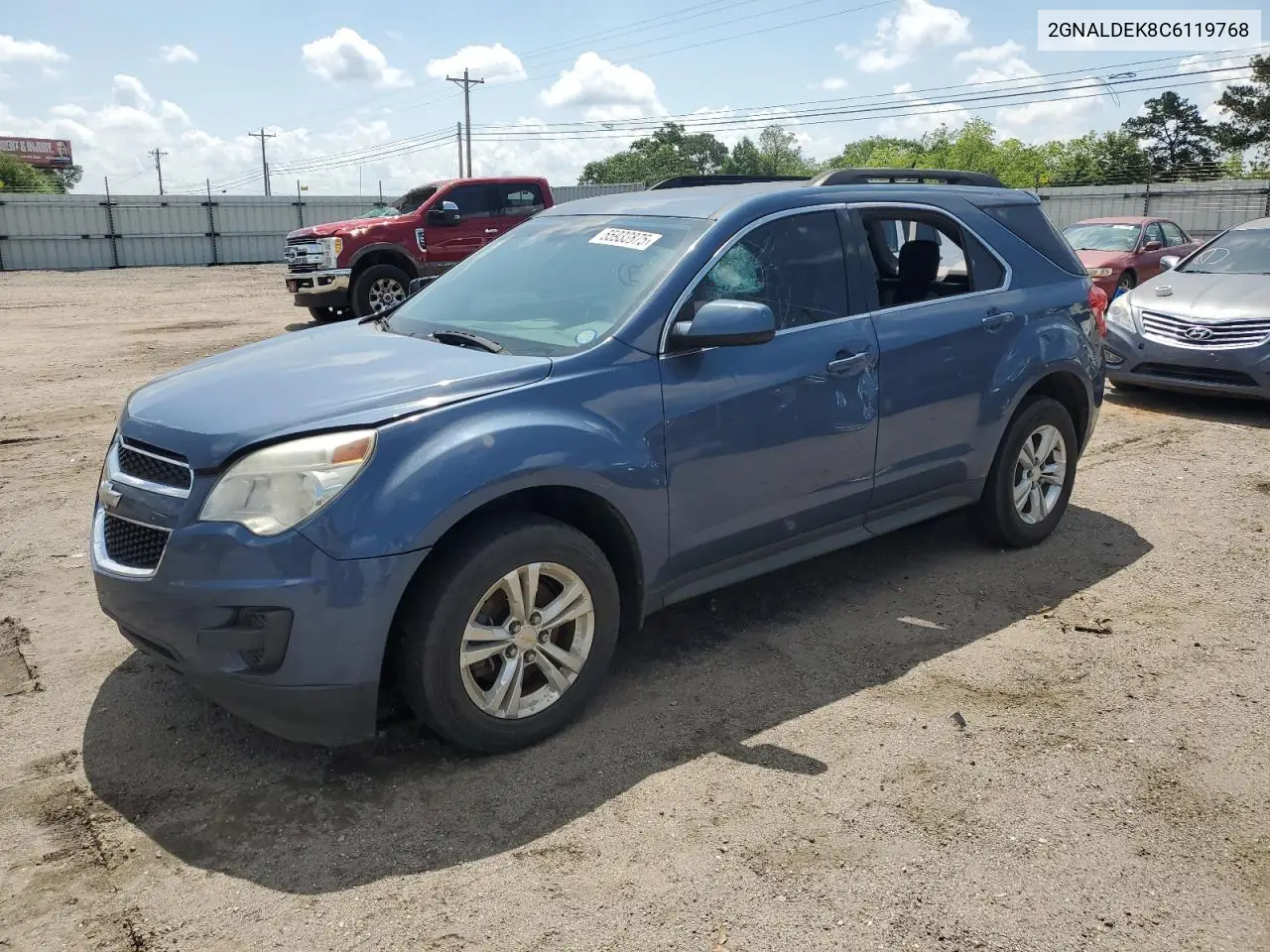 2012 Chevrolet Equinox Lt VIN: 2GNALDEK8C6119768 Lot: 55933875