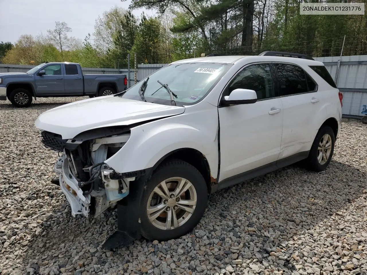 2012 Chevrolet Equinox Lt VIN: 2GNALDEK1C1231776 Lot: 56189405
