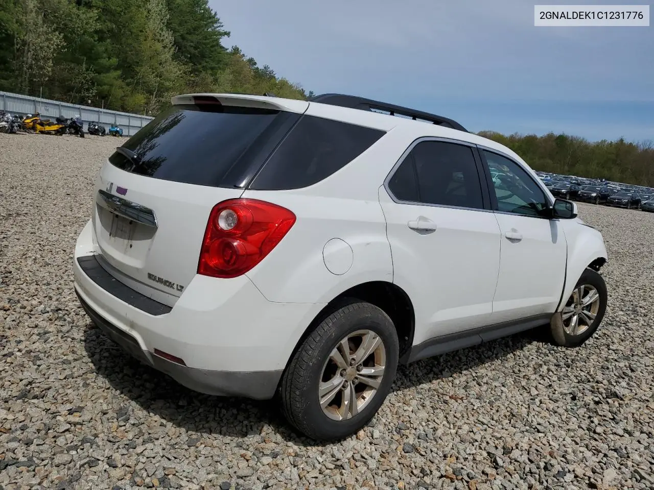2012 Chevrolet Equinox Lt VIN: 2GNALDEK1C1231776 Lot: 56189405
