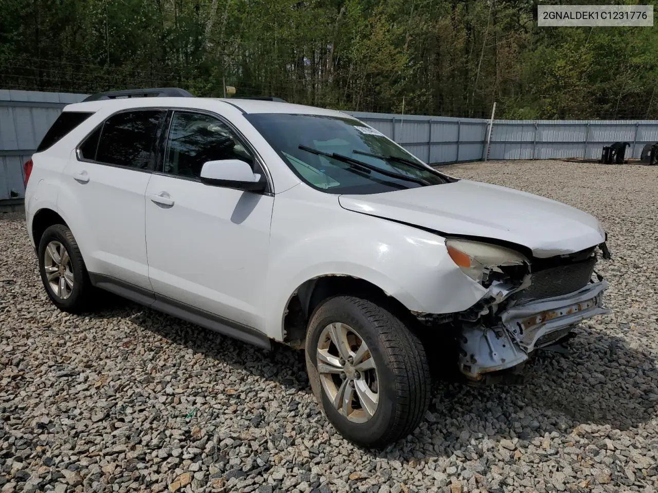 2012 Chevrolet Equinox Lt VIN: 2GNALDEK1C1231776 Lot: 56189405