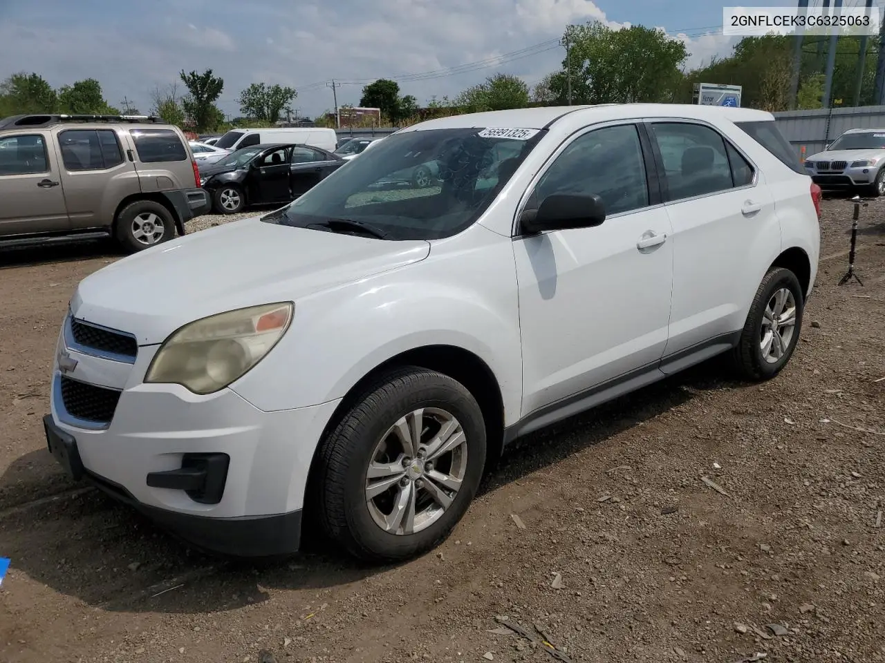 2012 Chevrolet Equinox Ls VIN: 2GNFLCEK3C6325063 Lot: 56991325